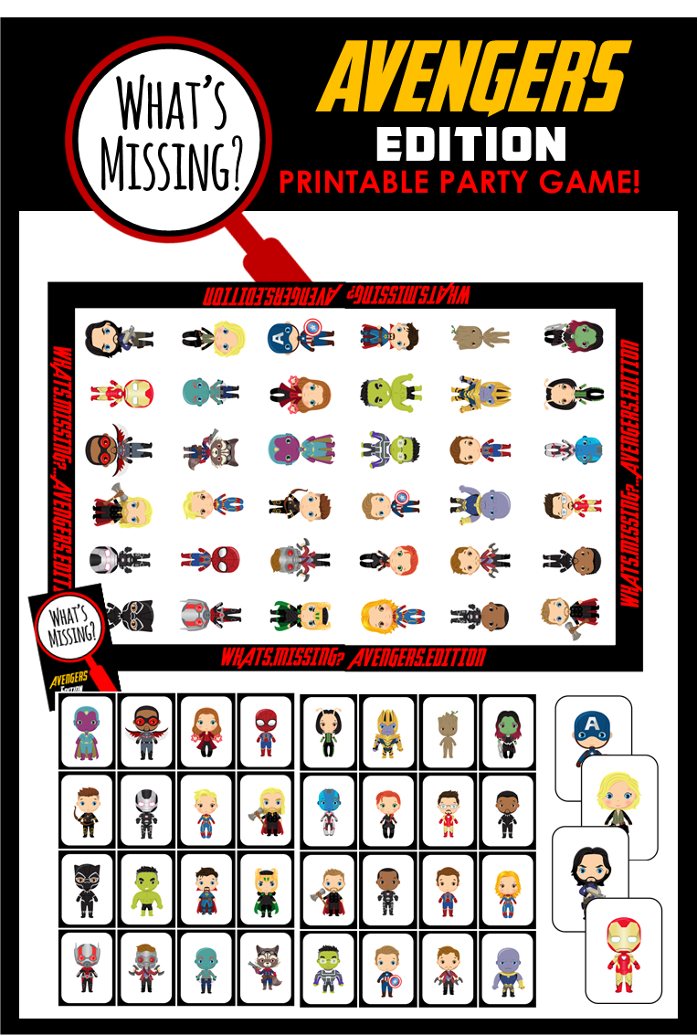 Top 10 Avengers Infinity War Party Games And Ideas