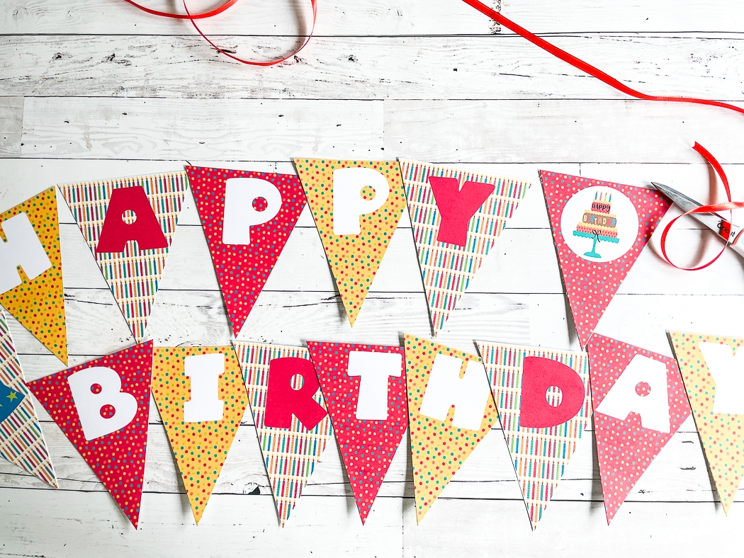 Totally Free Printable Birthday Banner Everyday Party Magazine