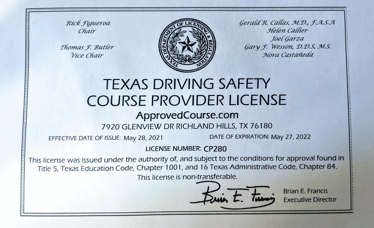 Video Defensive Driving Course 100 Online TDLR TEA Approved