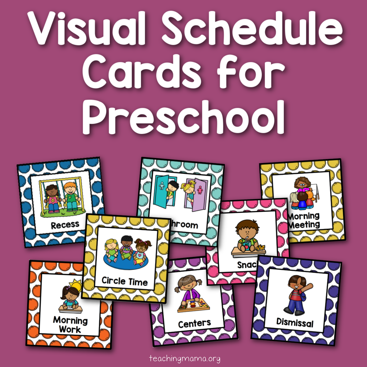 Free Printable Picture Schedule For Preschool