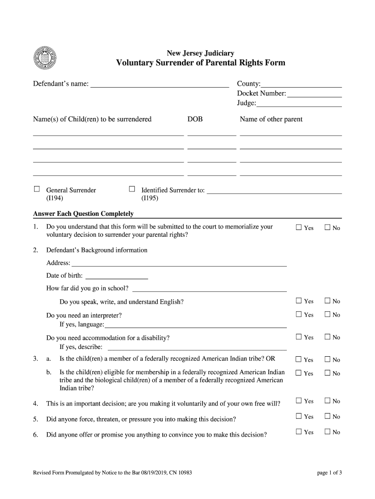 Voluntary Termination Of Parental Rights In Georgia Forms Fill Out Sign Online DocHub