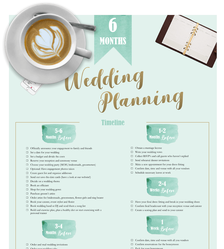 Wedding Planning Checklist Printable PDF And Excel FREE