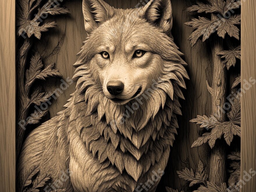 Wood Burned Wolf Etsy Sweden