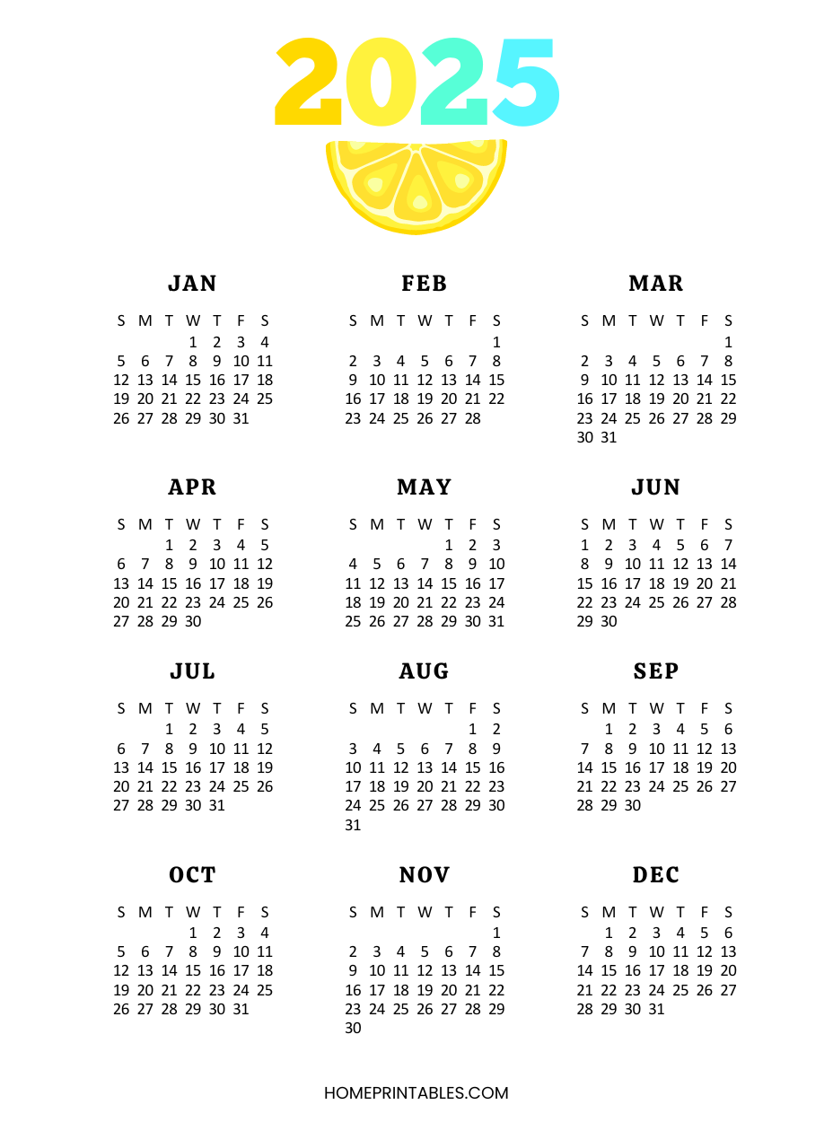 Calendar 2025 2025 Calendar Printable