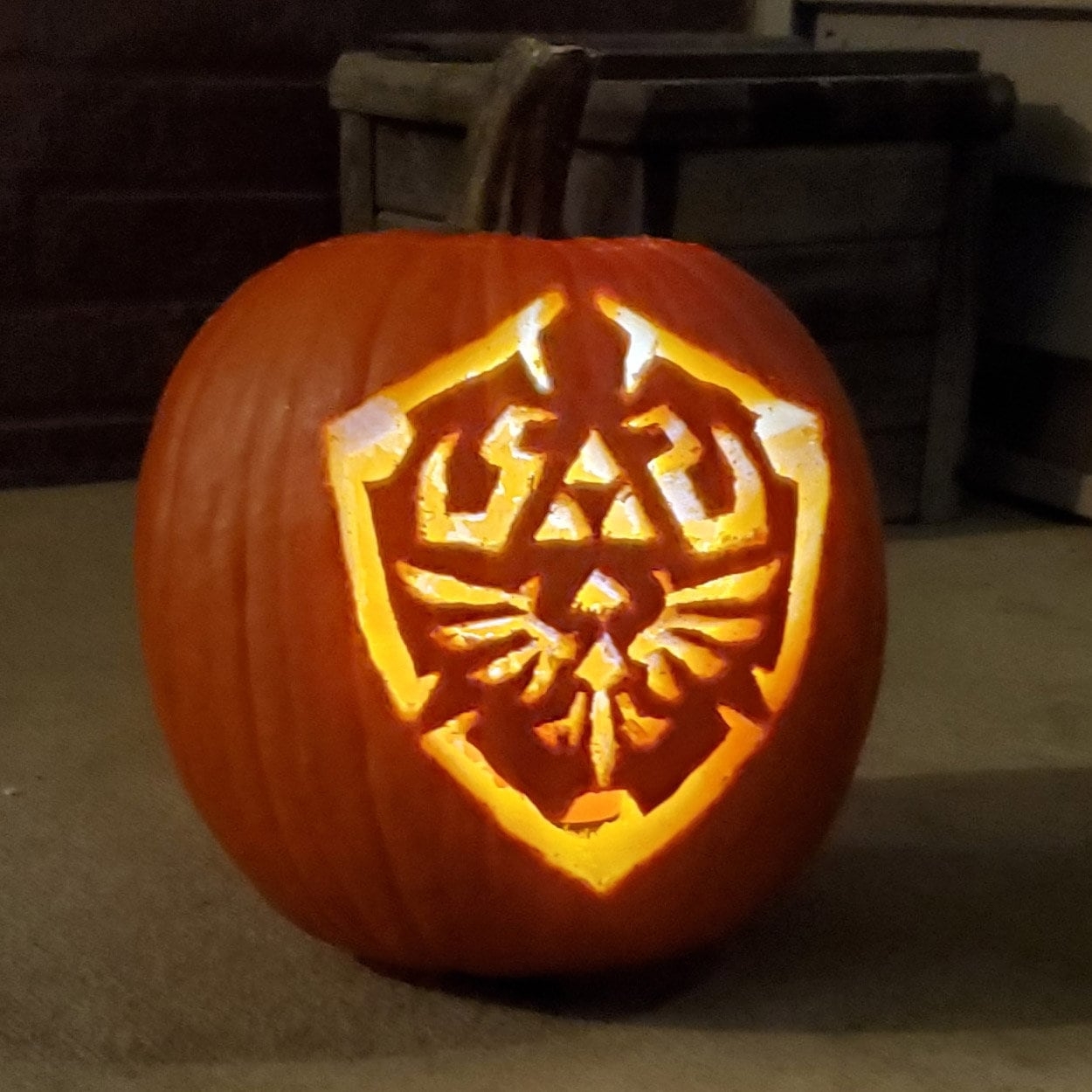 Zelda Hero Shield Pumpkin Stencil Etsy Ireland